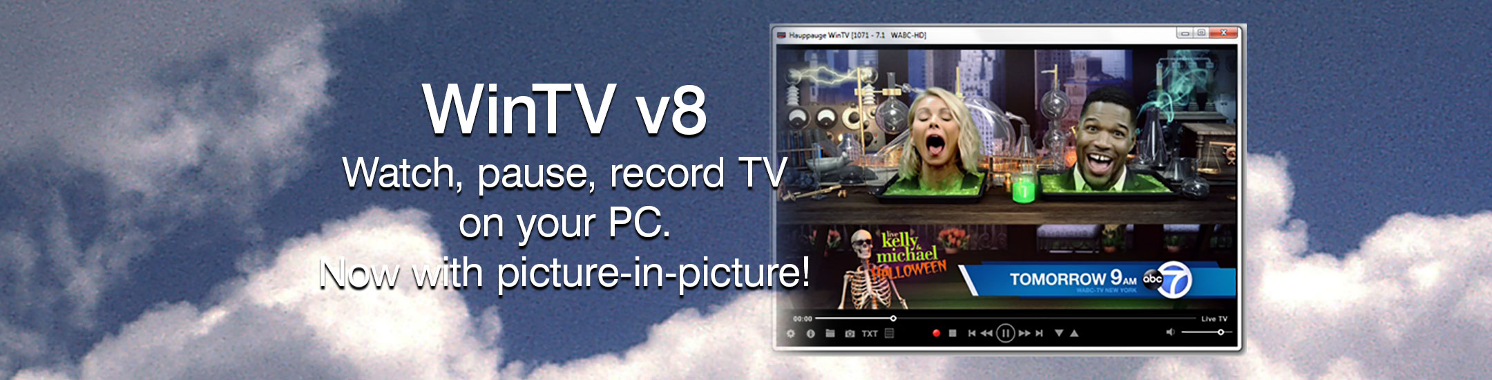 Hauppauge UK WinTV v8 TV Application for Windows