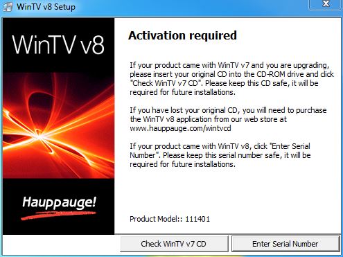 Wintv v10 activation code